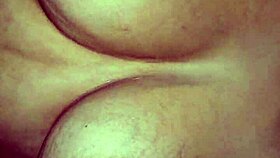 Milk in the ass of a mature latina with big pussy and tits 🍶