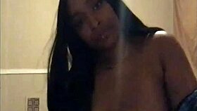 Sexy ebony webcam show