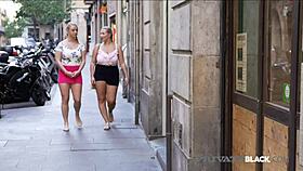 yo, check bambi bella n crystal swift in a wild interracial orgy!