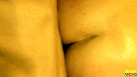 only a really hard fuck makes this brunette milf cum, so the guy delivers it