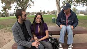 hungry kourtney visits a voyeur's house for some fun