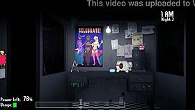 playing five nights at fuzzboobs, pegging that sweet futanari ass 😈