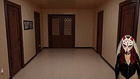 Gamer Girl with Big Tits Plays Porn Game in Public Latex Outfit