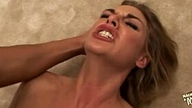 after that facial, the blonde dives into anal threesome for creampie 😏