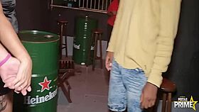 interracial threesome with monster cock in luxury mansion