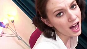 Andrea Anderson's Cute Petite Body Takes Monster Cock Facial