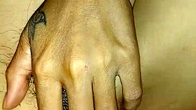 The bold husband ejaculates intensely into his wife's pussy, engaging in sexy sex with deep penetration and climax.