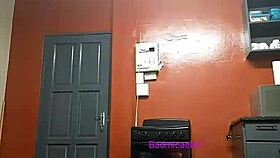 my friend ebony shows off her big tits and ass