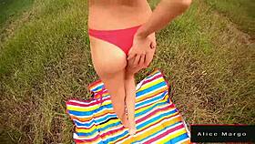 Big cock amateur fucking natural ass outdoors