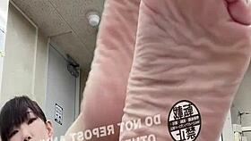 Office feet fetish gets me every time with Japanese coworkers!