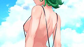 Tatsumaki From One Punch Man Enjoys Intense Worship And Jerk Off Instructions