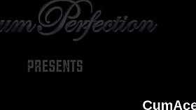 Nasty Hottie Gets Cum Load On Her Face Gulping All The Load