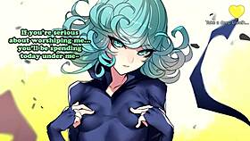 Tatsumaki From One Punch Man Enjoys Intense Worship And Jerk Off Instructions