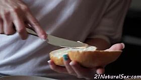 i see my european babe in cowgirl getting facial