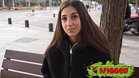 Shy Spanish Petite Vanesa Merino Craves Interracial Rough Action