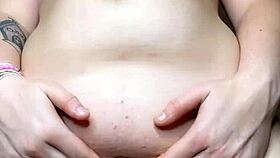 Merry Christmas: Teasing Big Clit and Ass for Horny Fun