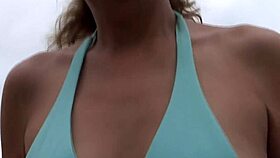 wife cuckolds on beach with friend's huge cock