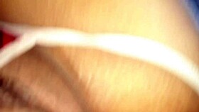 Delicious wife enjoys kitchen time