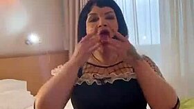 Guess what? This milf maid cleans with her anal and pussy!