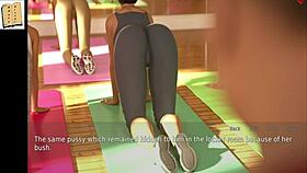 a wife and stepmother in erotic cartoon