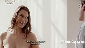 cunning guy manipulates unwitting latina bella rolland into licking and ass play.