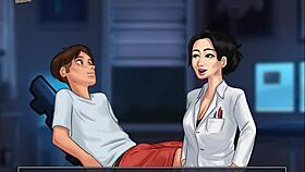 in summertime saga 110, the brunette teacher has some interesting interactions in the game