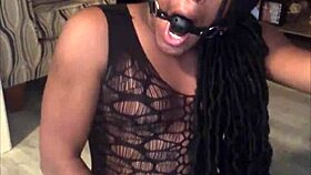 she begs for cock in crossdressing fun with big ass transsexual