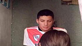 latina fan helps soccer player with handjob and oral in casual setting.