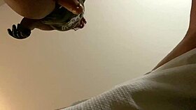 ebony mistress pegs guy with strapon until he submits in femdom session