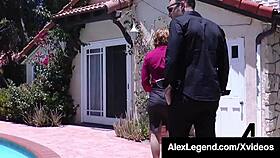 House huntress Krissy Lynn bangs customer Alex Legend