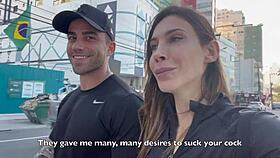 latina gets a hot creampie from her lover