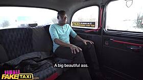 Female Fake Taxi Sofia Lee Uses Massive Tits for Sperm Bank. Black Guy Cums Hard!