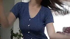 Horny teen 18+ girl with natural tits.