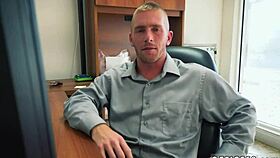 gay man masturbates to keep boss happy in movie 😈