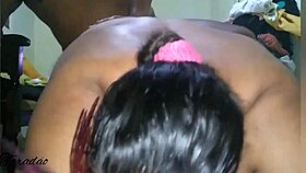 Latina Babe Swallows Cum from Deep Anal Pounding