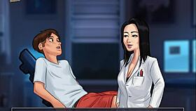 in summertime saga 110, the brunette teacher has some interesting interactions in the game