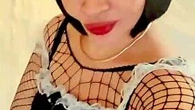 Guess what? This milf maid cleans with her anal and pussy!