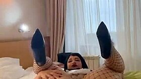 Guess what? This milf maid cleans with her anal and pussy!