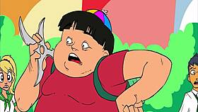 Man, this funny porn animation compilation is wild with big tits!