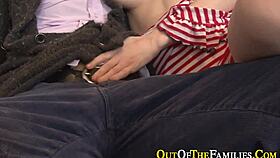 Amateur Stepdaughter Bent Over for Anal Banging in Reality