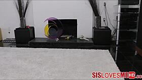 My teen stepsister Alexa Grace craves sneaky blowjob games