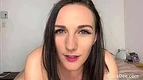 Clara Dee guiding Josh with a hot cum countdown in this steamy JOI session, wow!