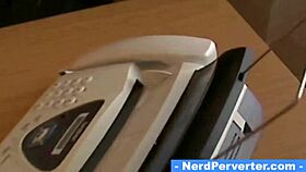 I love getting my pussy licked and shagged hard at the office as a slut.