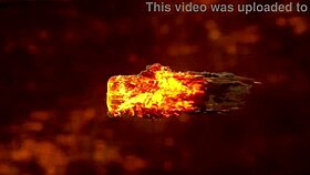 Hot Effie gapes from monster cock?