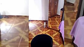 Mirella Delic performs a personalized striptease, ripping her clothes off