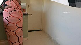 tamil house owner in kitchen with maid sasikala