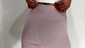 Siganjue in Sexy Bra Masturbates Wildly in Wet Black Stockings