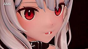 naughty futa girl gets FUCKED DOGGYSTYLE and CUMS hard in hentai