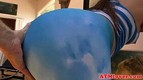 Hey, watch this chubby babe toy her pussy in high heels with a big ass fetish vibe 😏