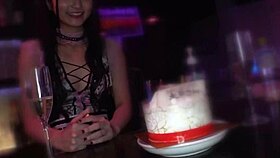 part 1: moa, the slender japanese babe with natural tits, meets at a cafe, craving to suck and ride for wild squirting sex and facial finish.